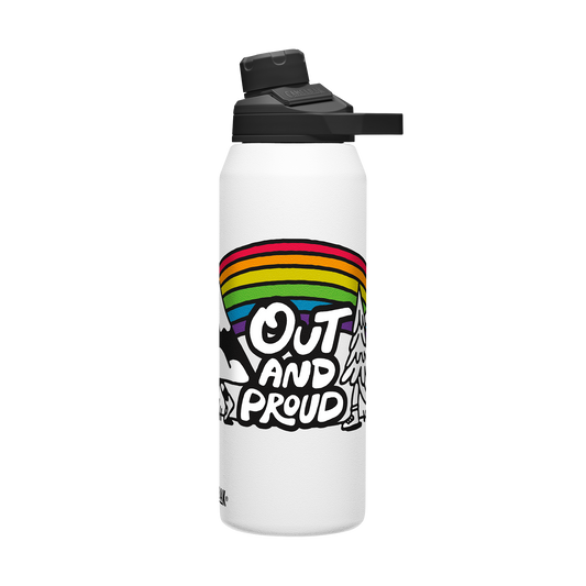 chute-mag-32-oz-water-bottle-insulated-stainless-steel-plus-cleanup-kit-pride-collection-limited-edition-c1 xhvxlhasbo